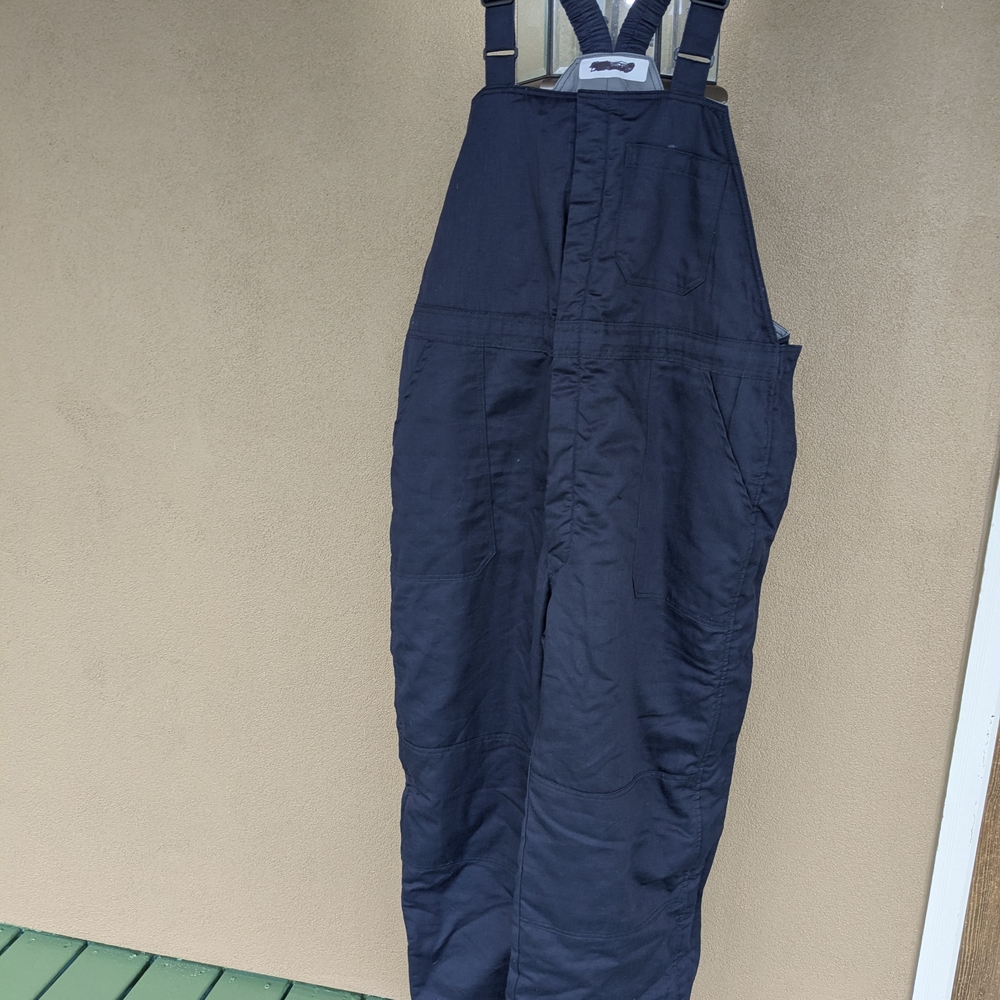 Men's Navy Red Kap Bulwark FR Flame Fire Resistant Overalls